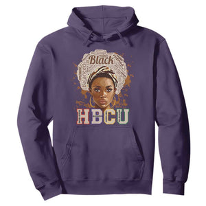 HBCU Hoodie Headstrong Blessed Confident Undaunted Black Educated Graduation TS02 Purple Printyourwear