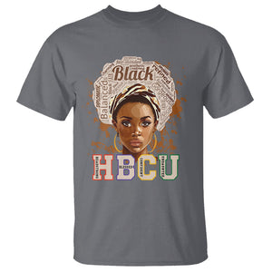 HBCU T Shirt Headstrong Blessed Confident Undaunted Black Educated Graduation TS02 Charcoal Printyourwear