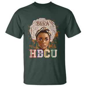 HBCU T Shirt Headstrong Blessed Confident Undaunted Black Educated Graduation TS02 Dark Forest Green Printyourwear