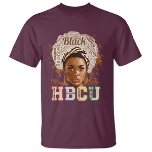 HBCU T Shirt Headstrong Blessed Confident Undaunted Black Educated Graduation TS02 Maroon Printyourwear