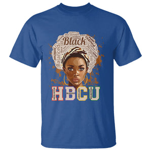HBCU T Shirt Headstrong Blessed Confident Undaunted Black Educated Graduation TS02 Royal Blue Printyourwear