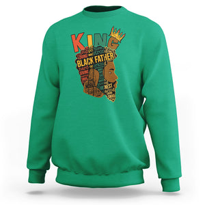 I Am Black History Sweatshirt Black King African American Mens TS02 Irish Green Printyourwear