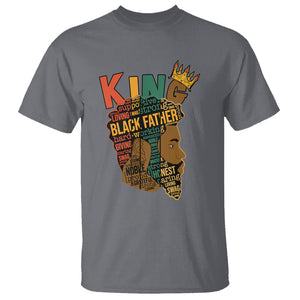 I Am Black History T Shirt Black King African American Mens TS02 Charcoal Printyourwear