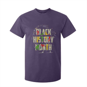 Black History Month T Shirt For Kid African American Pride TS02 Purple Print Your Wear