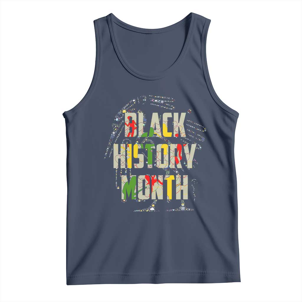 Black History Month Tank Top African American Pride TS02 Navy Print Your Wear