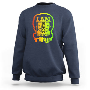 I Am Black History Sweatshirt Black Dope African American Mens TS02 Navy Printyourwear