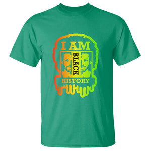 I Am Black History T Shirt Black Dope African American Mens TS02 Irish Green Printyourwear