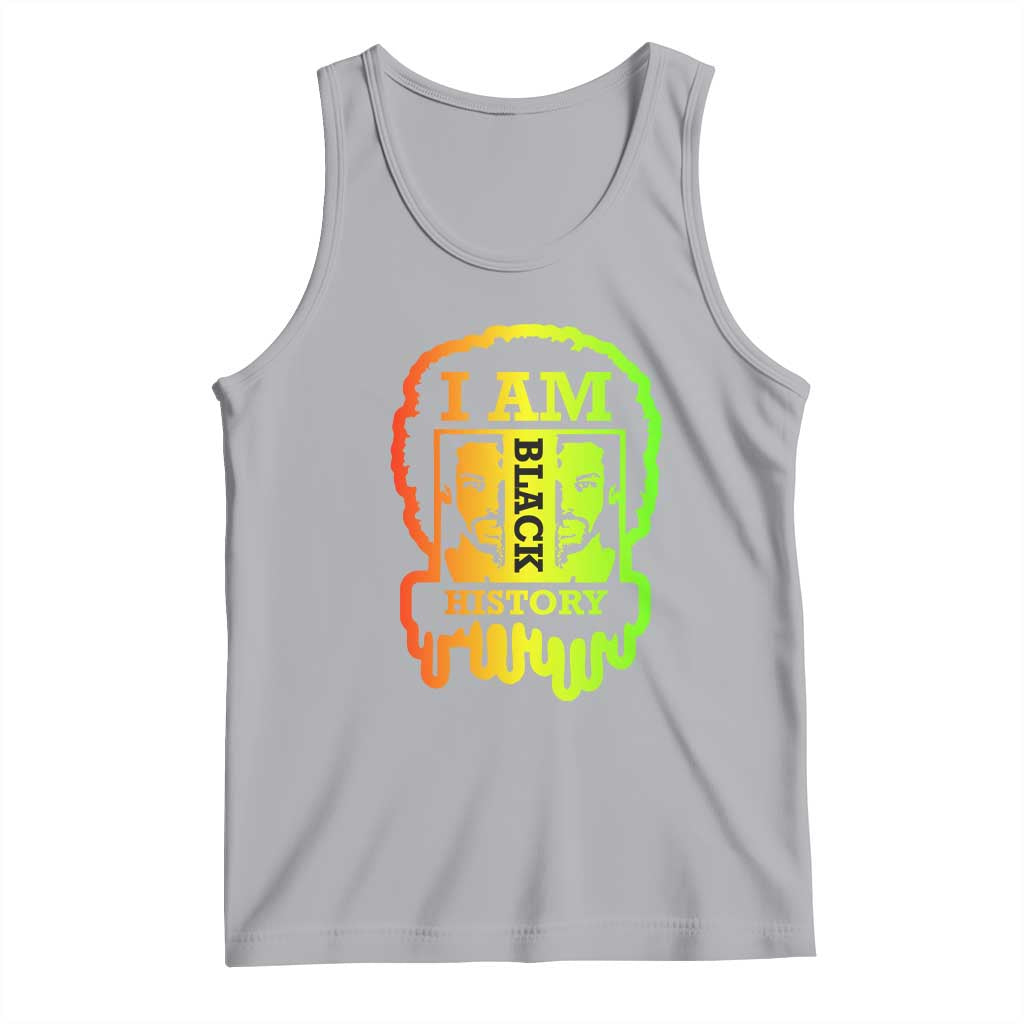 I Am Black History Tank Top Dope African American Men TS02 Athletic Heather Print Your Wear
