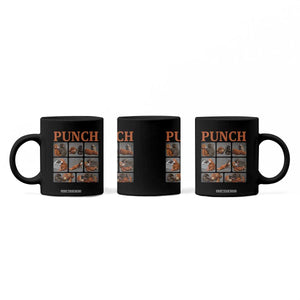 Cute Baby Monkey Punch with Plush Toy Graphic Coffee Mug TS02 Print Your Wear