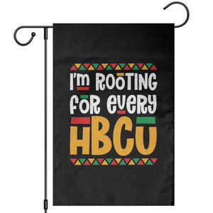 I’m Rooting for Every HBCU Garden Flag Black Pride Support Alumni Students Culture Lovers TS02 Black Print Your Wear