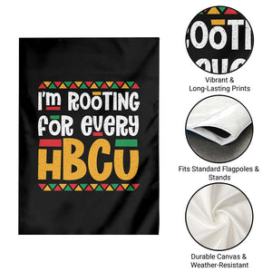 I’m Rooting for Every HBCU Garden Flag Black Pride Support Alumni Students Culture Lovers TS02 Print Your Wear