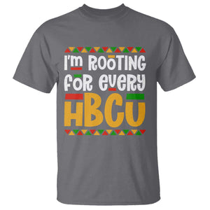 I’m Rooting for Every HBCU T Shirt Black Pride Support Alumni Students Culture Lovers TS02 Charcoal Print Your Wear