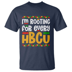 I’m Rooting for Every HBCU T Shirt Black Pride Support Alumni Students Culture Lovers TS02 Navy Print Your Wear