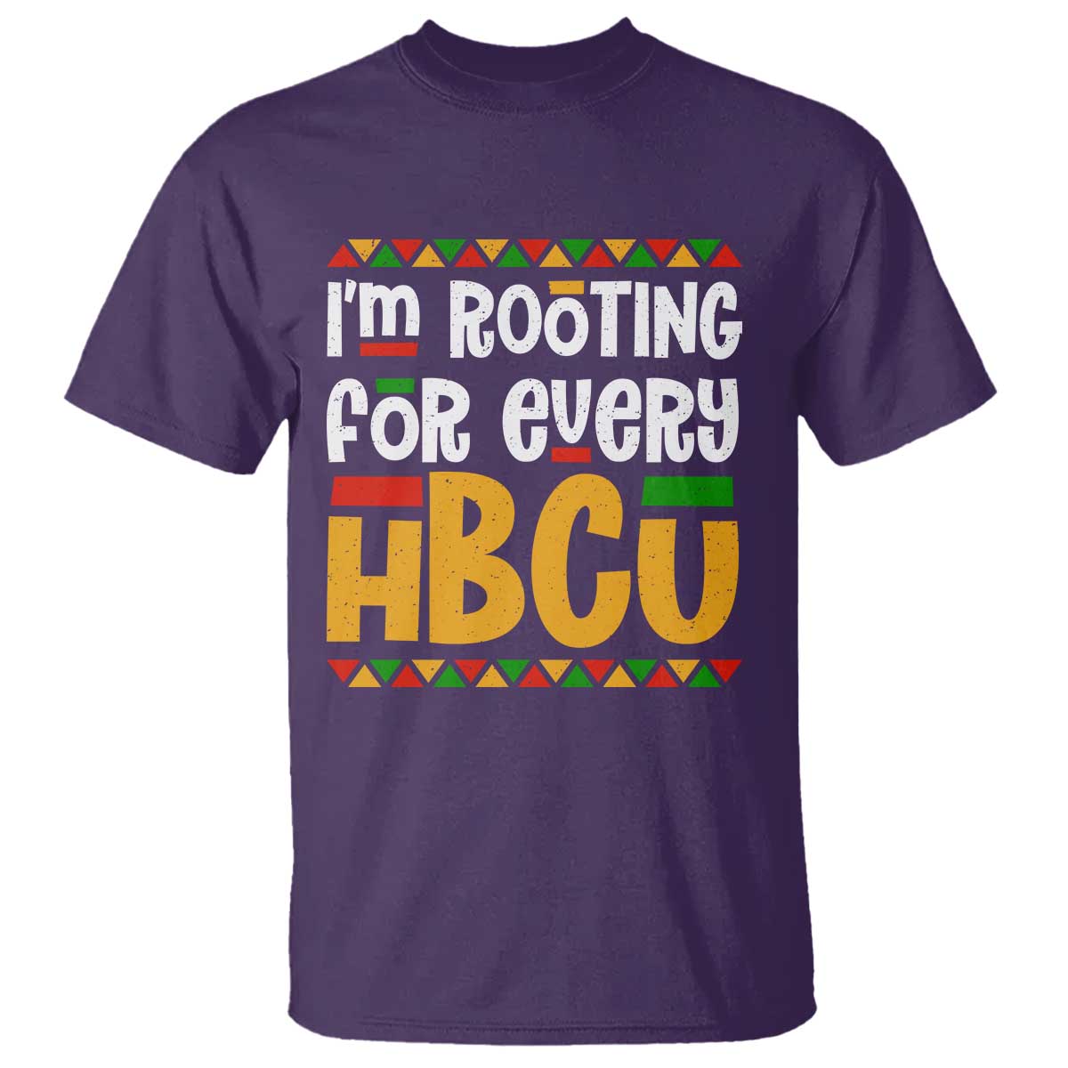 I’m Rooting for Every HBCU T Shirt Black Pride Support Alumni Students Culture Lovers TS02 Purple Print Your Wear