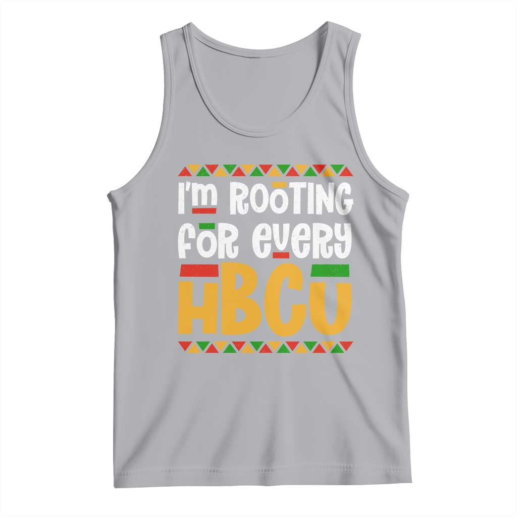 I’m Rooting for Every HBCU Tank Top Black Pride Support Alumni Students Culture Lovers TS02 Athletic Heather Print Your Wear