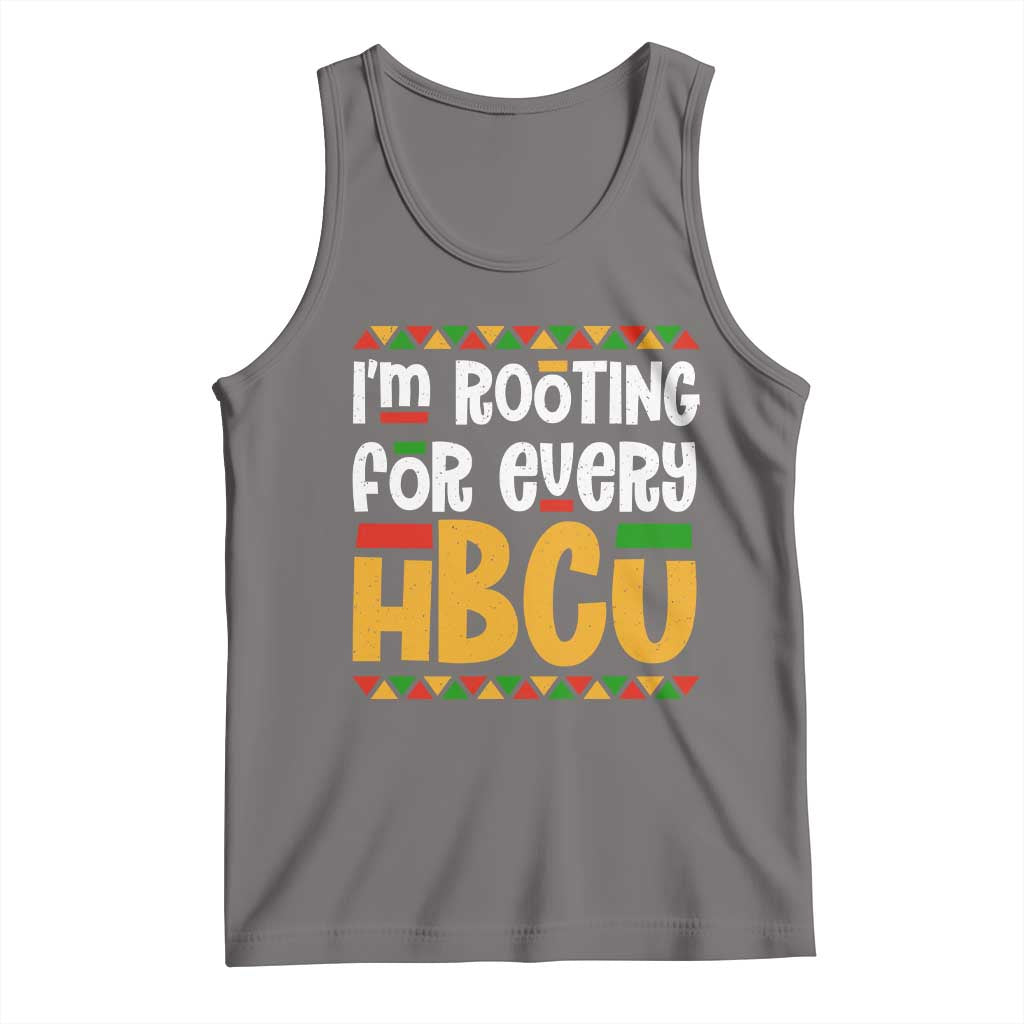 I’m Rooting for Every HBCU Tank Top Black Pride Support Alumni Students Culture Lovers TS02 Deep Heather Print Your Wear