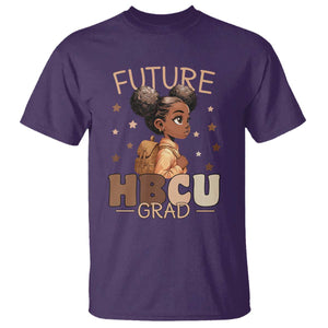 Future HBCU Grad Black Girl T Shirt College Bound Pride Black Excellence Supporters TS02 Purple Print Your Wear