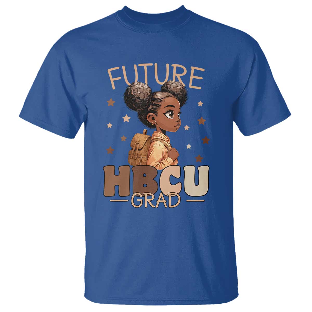 Future HBCU Grad Black Girl T Shirt College Bound Pride Black Excellence Supporters TS02 Royal Blue Print Your Wear