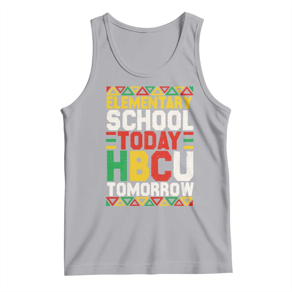 Elementary School Today HBCU Tomorrow Tank Top Black Pride College Bound Motivation TS02 Athletic Heather Print Your Wear