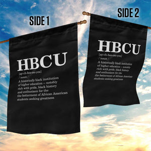 HBCU Definition Garden Flag Historically Black College Pride Celebrating Education and Black History TS02 Print Your Wear