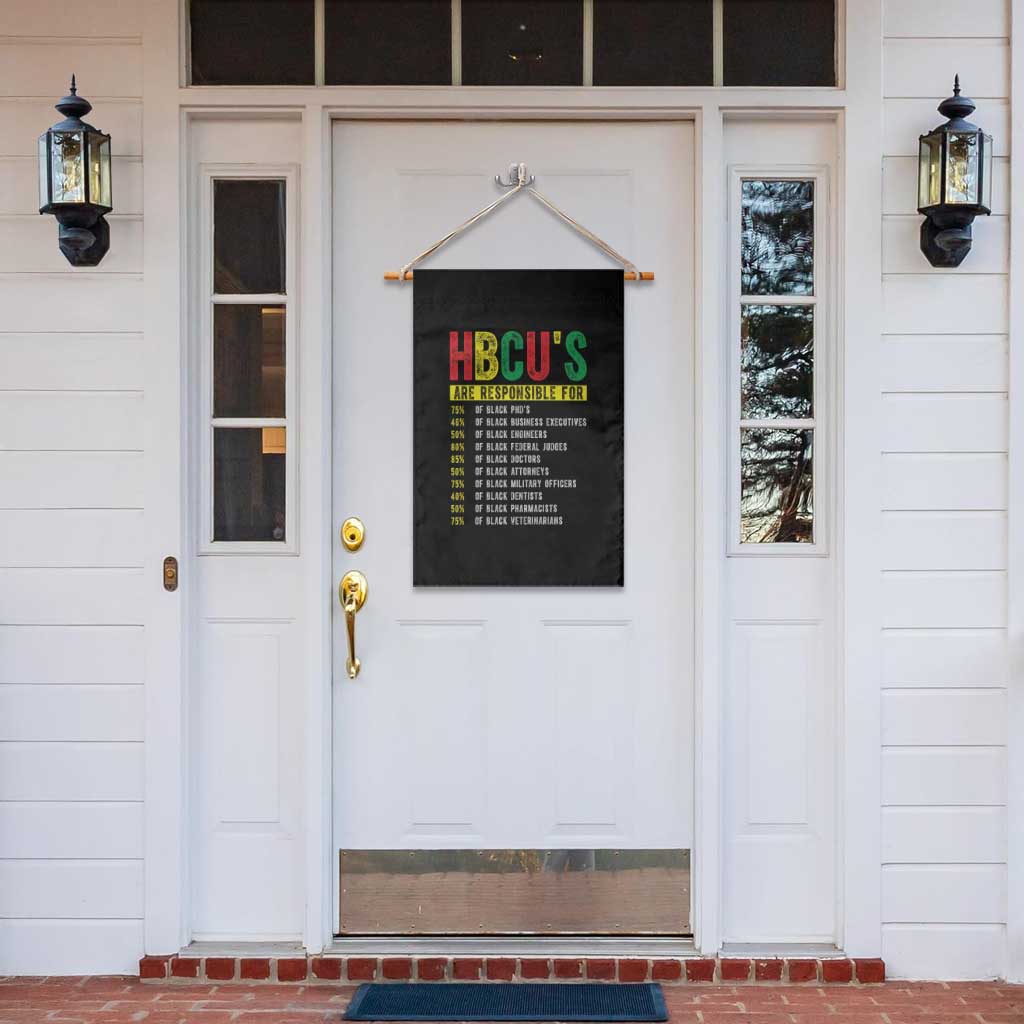 HBCUs Are Responsible For Black Excellence Garden Flag Powerful Education Impact Statistics Pride TS02 Print Your Wear