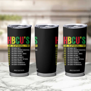HBCUs Are Responsible For Black Excellence Tumbler Cup Powerful Education Impact Statistics Pride TS02 Print Your Wear