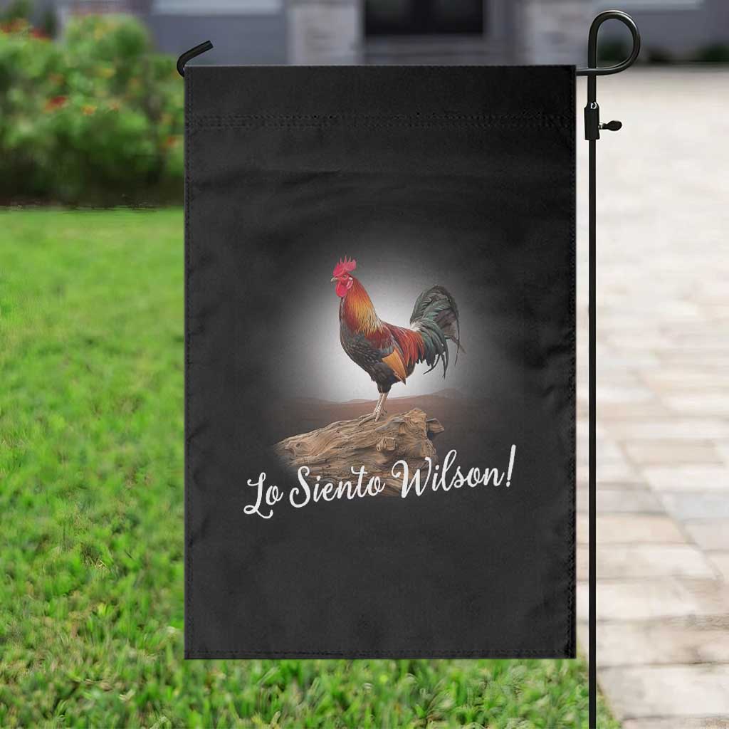 Lo Siento Wilson Funny Chicken Floating Meme Garden Flag Dramatic Rooster Parody Spanish Apology TS02 Print Your Wear
