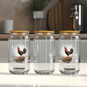 Lo Siento Wilson Funny Chicken Floating Meme Glass Can Dramatic Rooster Parody Spanish Apology TS02 Print Your Wear