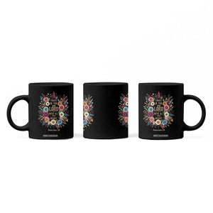 Trust in the Lord Proverbs 3:5 Floral Christian Coffee Mug Inspirational Bible Verse TS02 Print Your Wear