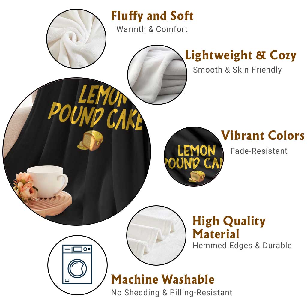 Lemon Pound Cake Team Throw Blanket Viral Meme Dessert Parody Internet Culture Fans TS02 Print Your Wear