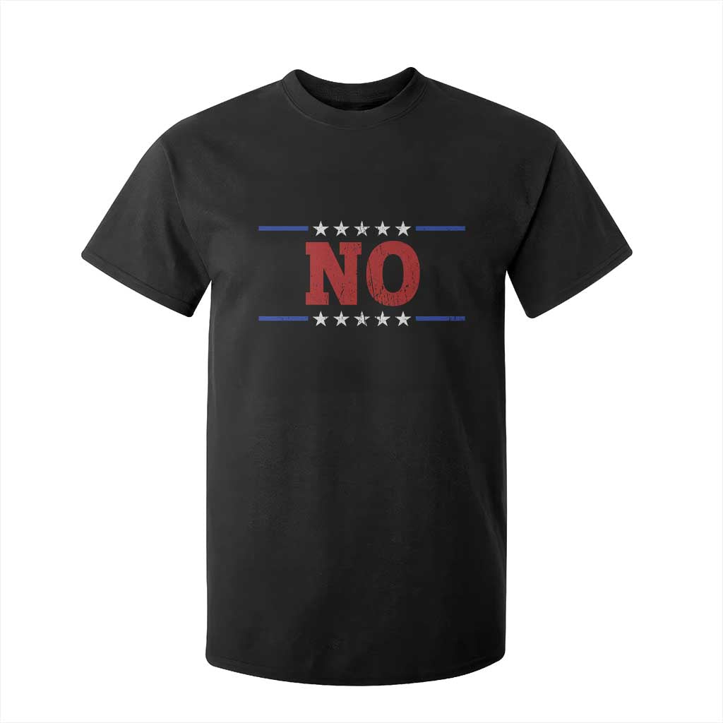 No Protest Patriotic T Shirt For Kid Red White Blue Freedom Political Satire TS02 Black Print Your Wear