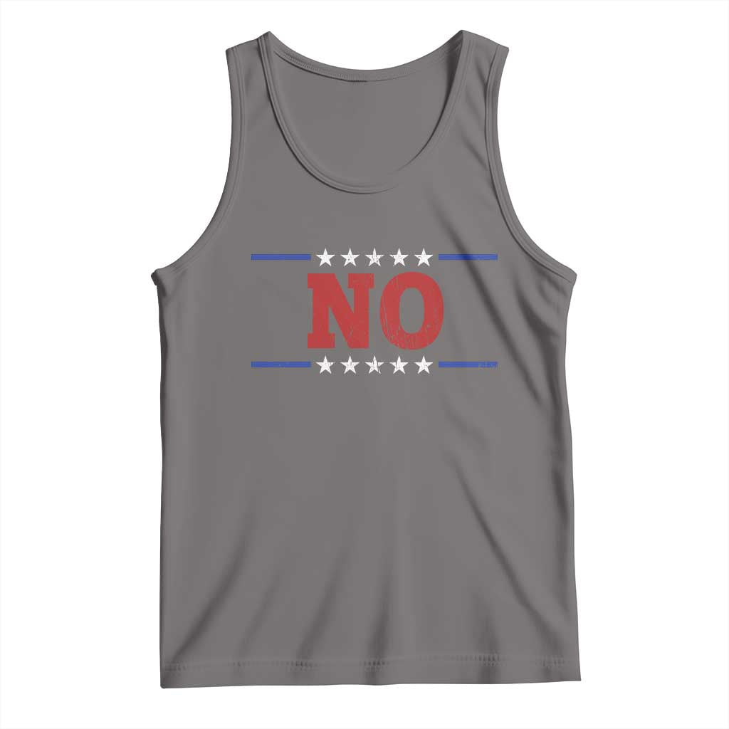 No Protest Patriotic Tank Top Red White Blue Freedom Political Satire TS02 Deep Heather Print Your Wear