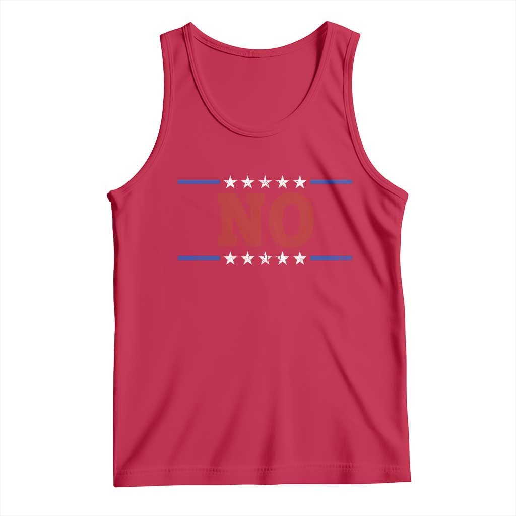No Protest Patriotic Tank Top Red White Blue Freedom Political Satire TS02 Red Print Your Wear