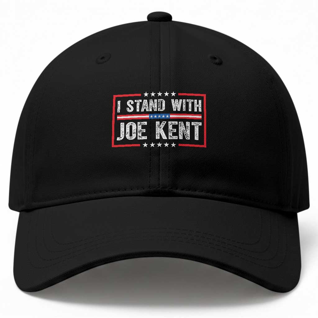I Stand With Joe Kent Patriotic Support Baseball Cap American Flag Political Statement TS02 Print Your Wear