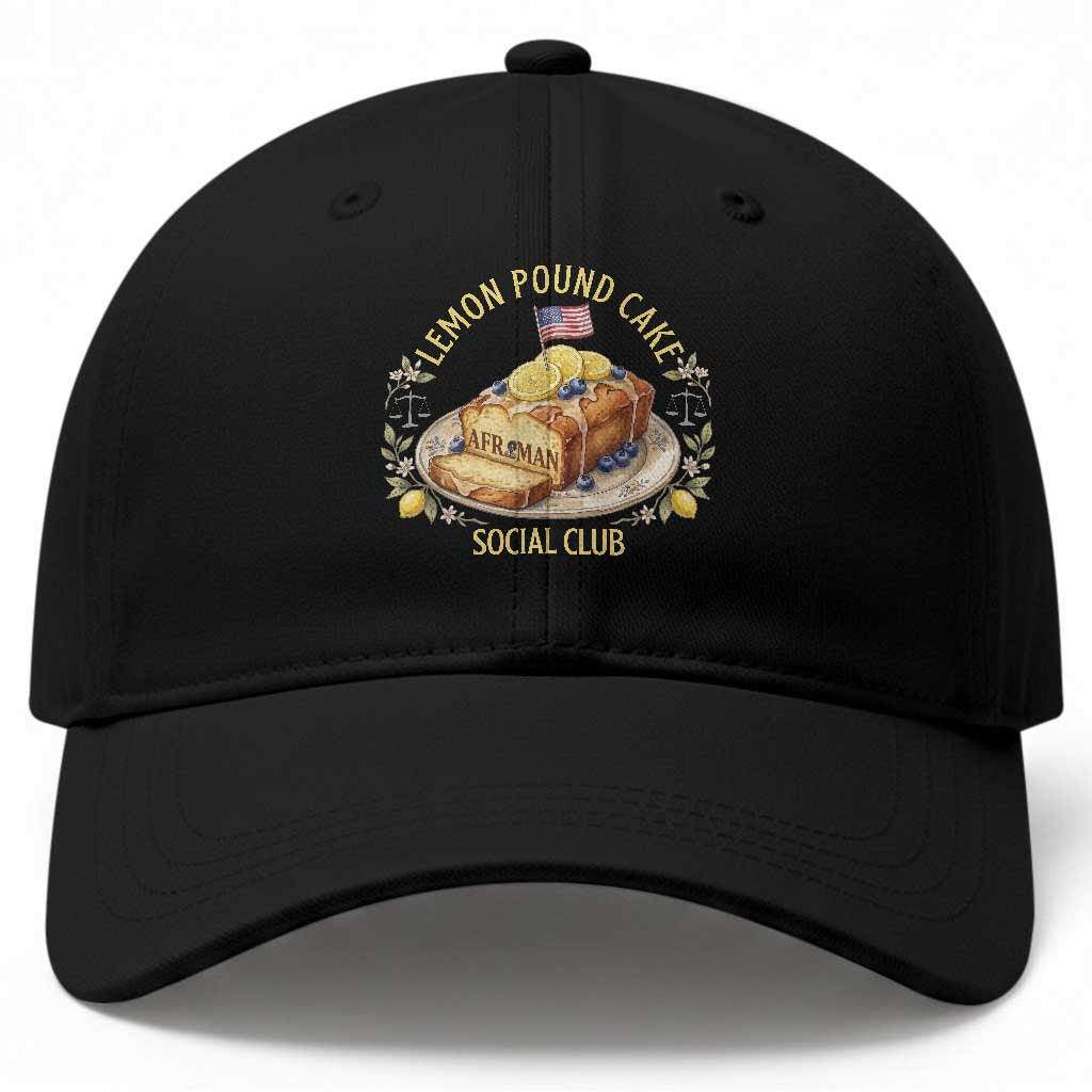 Lemon Pound Cake Social Club Baseball Cap Funny Viral Meme Dessert Parody Rap Fans TS02 Print Your Wear