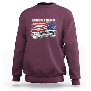 Navy Veteran Sweatshirt Bubblehead Submarine American Flag TS02 Printyourwear