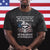 Navy Veteran T Shirt Submariner Skull American Flag TS02 Dark Heather Printyourwear