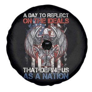 American Patriotic Spare Tire Cover A Day To Reflect On The Ideals That Define Us As A Nation TS02 Print Your Wear