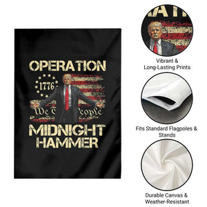 Operation Midnight Hammer Garden Flag We The People 1776 American Flag TS02 Print Your Wear