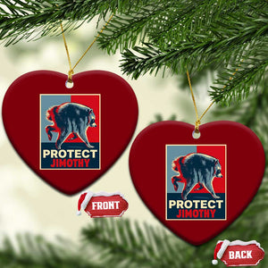 Protect Jimothy Seattle Raccoon Supporter Ceramic Ornament Hope Style Poster Parody Graphic TS02 Print Your Wear