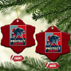 Protect Jimothy Seattle Raccoon Supporter Ceramic Ornament Hope Style Poster Parody Graphic TS02 Print Your Wear