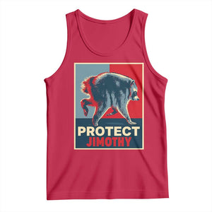Protect Jimothy Seattle Raccoon Supporter Tank Top Hope Style Poster Parody Graphic TS02 Red Print Your Wear