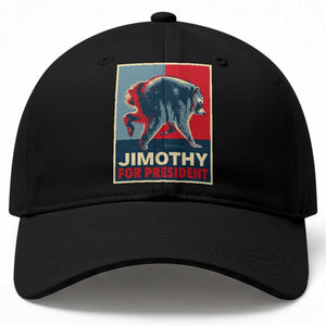 Jimothy For President Parody Baseball Cap Hope Style Viral Seattle Raccoon Graphic TS02 Print Your Wear