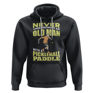 Old Man Pickleball Hoodie It's Weird Being The Same Age As Old People TS02 Black Printyourwear