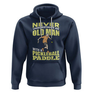 Old Man Pickleball Hoodie It's Weird Being The Same Age As Old People TS02 Navy Printyourwear