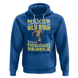 Old Man Pickleball Hoodie It's Weird Being The Same Age As Old People TS02 Royal Blue Printyourwear