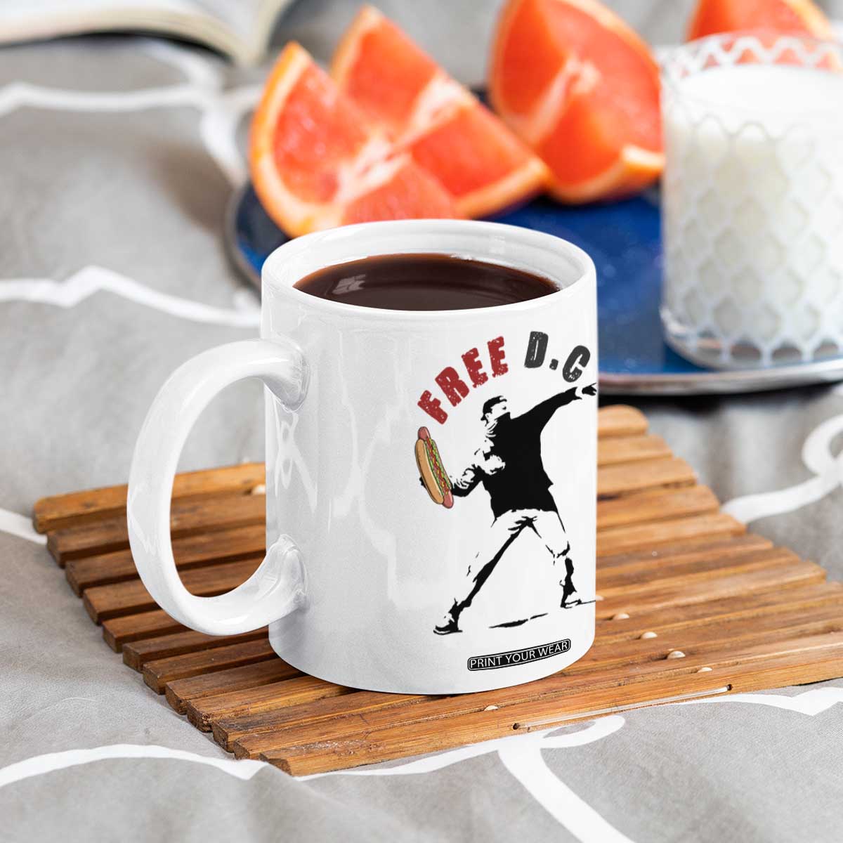 Free DC Sandwich Toss Coffee Mug Washington DC Political Satire TS02 Print Your Wear