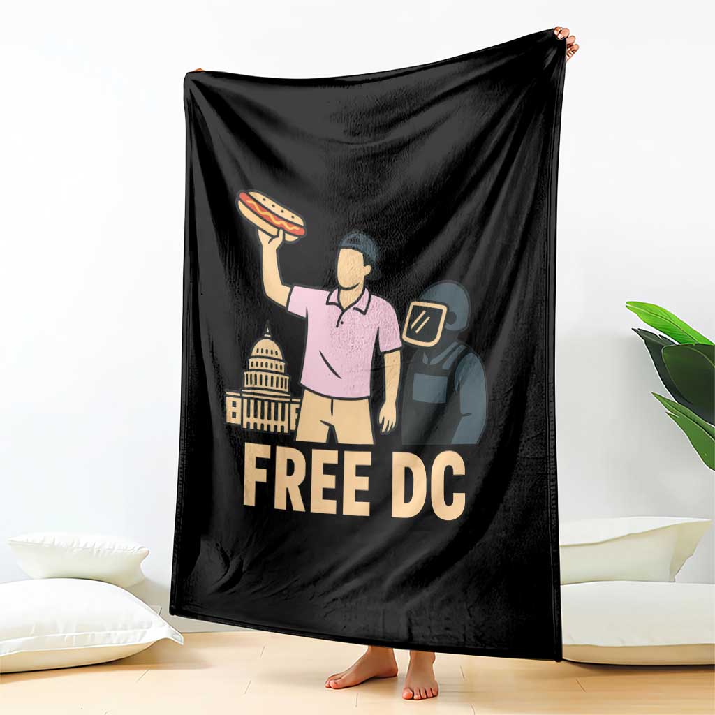 Free DC Sandwich Guy Throw Blanket Washington DC Pride Political Satire TS02 Print Your Wear