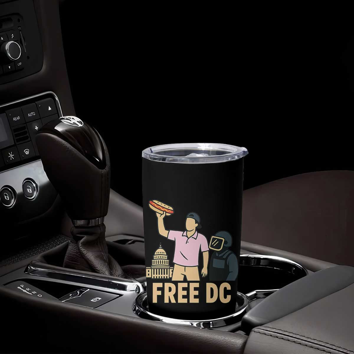 Free DC Sandwich Guy Tumbler Cup Washington DC Pride Political Satire TS02 Print Your Wear