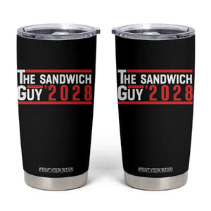 The Sandwich Guy 2028 Tumbler Cup Political Parody TS02 Black Print Your Wear